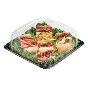 Sabert C9612 Ultimate Disposable Deli Platter / Catering Tray with Lid 