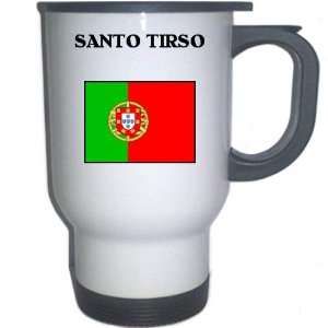  Portugal   SANTO TIRSO White Stainless Steel Mug 