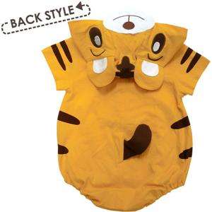Infant Tiger Romper with Tiger Hood and Tiger Tail  