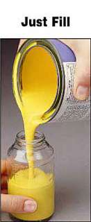 Add liquid of choice to container jar. If using paint, thin according 
