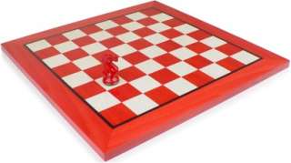 Tulip Red & Erable High Gloss Deluxe Chess Board   2 Squares