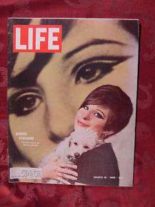 RARE LIFE March 18 1966 3/18/66 BARBRA STREISAND +++  