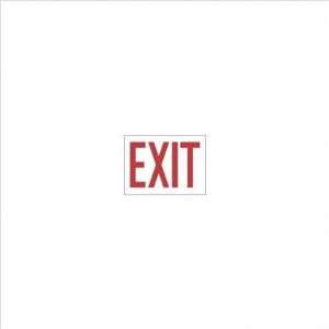   14 Red And White Plastic Value Exit Sign Exit 