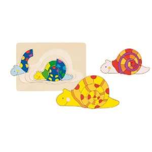  Wooden Snail Puzzle 7 by Goki Toys & Games