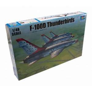  1/48 F 100D Thunderbirds USAF Aircraft Toys & Games