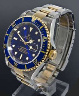   Submariner 16613 2003 Y Serial Blue Face 18k / Stainless Steel Watch