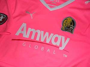 Carrie Dew WPS Bay Area FC Gold Pride GameUsed Soccer Pink Breast 