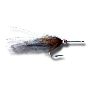  Big Eye Tarpon Fly   Grizzly & Brown Fly Fishing Fly 