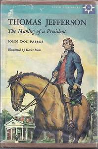 John Dos Passos, Thomas Jefferson The Making of a President 1964 HBDJ 