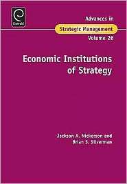 Economic Institutions of Strategy, (1848554869), Jackson A. Nickerson 