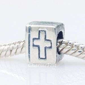 925 Silver Bible Bead fits European Charm Bracelet  