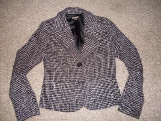 Roxy Pink Corduroy & Black Tweed Blazer Jackets + Blouse Lot Women S M 