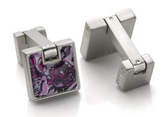 carry the beauty of nature with these stylish floral pattern cufflinks 