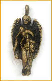   the Guardian Angel supposedly protects the bearer from harm when