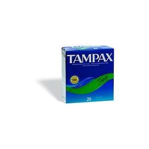  Tampax Biodegradable Applicator Tampons, Super Absorbency 