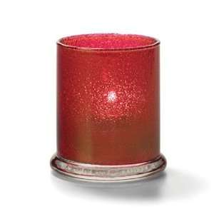  Votive Lamp, Cylinder Style, Glass, Ruby Jewel, 3 9/16 H x 
