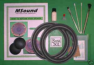 BEST BOSE 301 Woofer reFoam Kit THEE MOST Complete Kit  