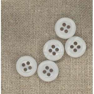  7/16 plastic shirt button grey By The Each Arts, Crafts 