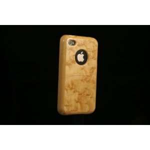  Handcrafted Birdseye Maple Case for iPhone 4/4S 