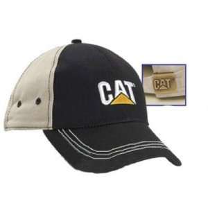  Caterpillar CAT Black & Khaki Cap 