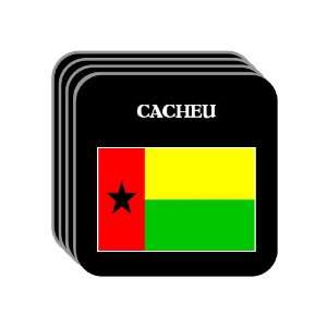  Guinea Bissau   CACHEU Set of 4 Mini Mousepad Coasters 
