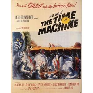 The Time Machine (1960) 27 x 40 Movie Poster Style B 