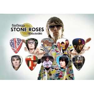  Stone Roses Ian Brown Guitar Pick Display   Premium 