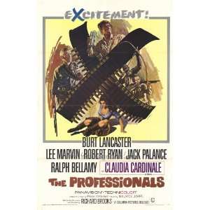  The Professionals (1966) 27 x 40 Movie Poster Style B 