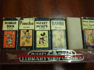 Mickey Mouse Library of Games Complete Mini Set 6 Games