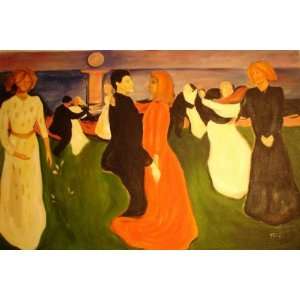  24X36 inch Edvard Munch Oil Painting Repro Life Dancing 