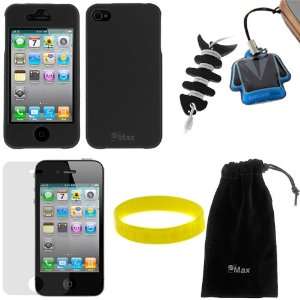 Case + Clear LCD Screen Protector + Black Universal Mesh Case + Black 