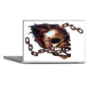  Laptop Notebook 17 Skin Cover Skull With Chain 