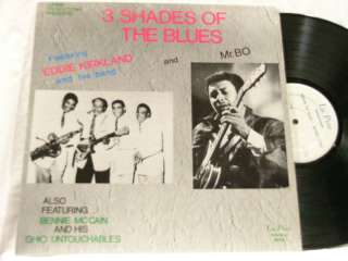 EDDIE KIRKLAND 3 Shades of Blues Mr Bo Bennie McCain LP  