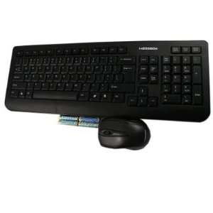   Mouse and Keyboard 2.4G Wireless MES100   Black Electronics