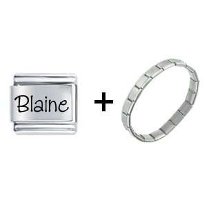 Name Blaine Italian Charm