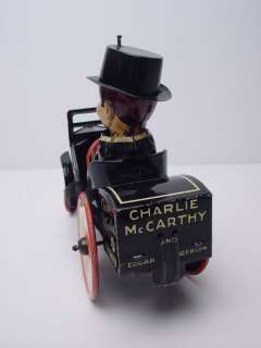 Vintage Marx Charlie McCarthy Benzine Buggy Tin Wind up  
