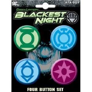  Green Lantern Blackest Night #2 Button Set 81386BT4 Toys & Games