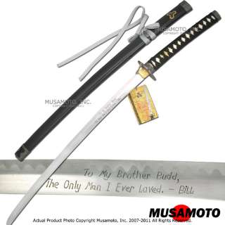 KILL BILL Hattori Hanzo Bride BUDD Samurai Moive Sword  