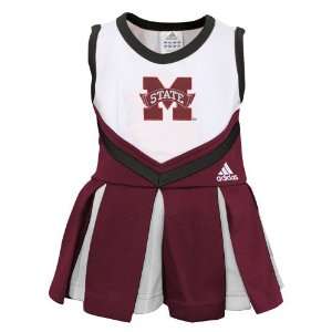   State Bulldogs Maroon Infant Cheerleader Dress