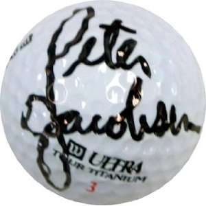  Peter Jacobsen Autographed Golf Ball 