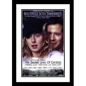 com The Secret Lives of Dentists 32x45 Framed and Double Matted Movie 