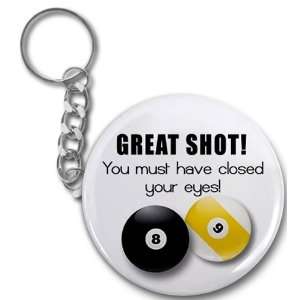  Creative Clam Great Shot Pool Billiards 2.25 Button Style 