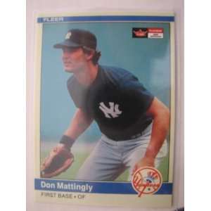   Don Mattingly Yankees Rookie Reprint Insert BV $10