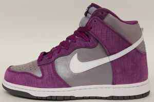 Women Nike Dunk High 342257 501 Bold Bery/White/Purple  