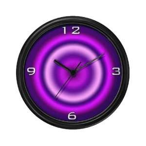  Purple Halo Purple Wall Clock by 