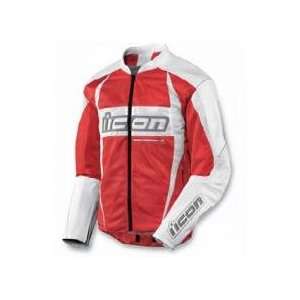  ICON ARC MESH VENTED TEXTILE/LEATHER MOTORCYCLE JACKET 