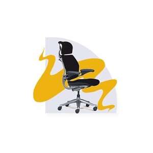  Freedom Chair w/headrest Black Fabric / Graphite Frame 