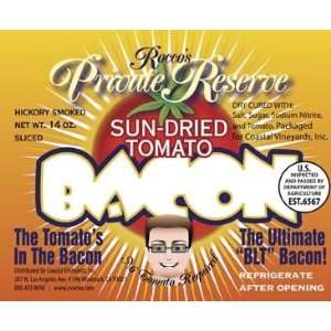 Roccos Private Reserve Sun Dried Tomato Bacon  Grocery 