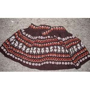   Vintage 1960s German Girls Cotton Patterned Skirt 24 Toys & Games