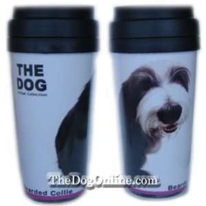  THE DOG Artlist Collection   Bearded Collie Travel Mug 